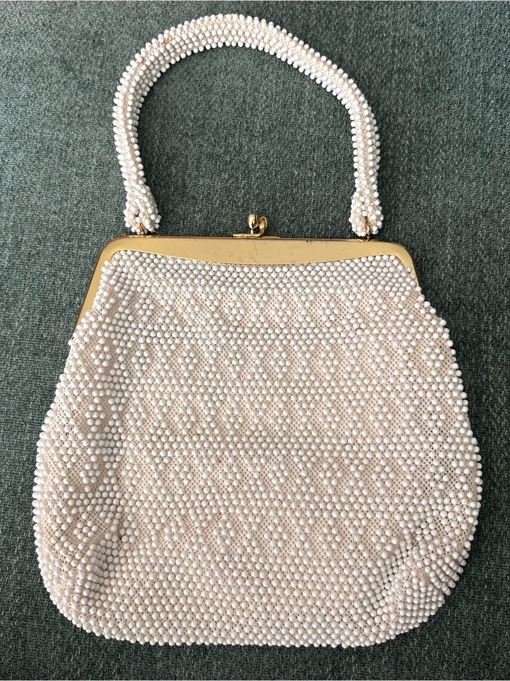 Mid-Century Cordé Bead handbag by Lumured